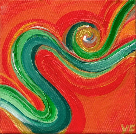 Meandering II by artist Yazz Fawaz